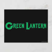 Green Lantern Letters 2 Briefkaart (Voorkant)