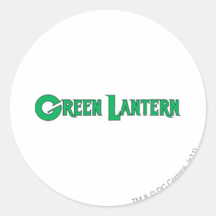Green Lantern Letters 2 Ronde Sticker