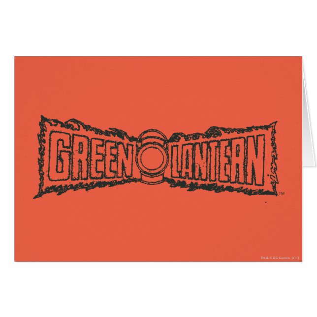 Green Lantern Letters BW (Voorkant Horizontaal)