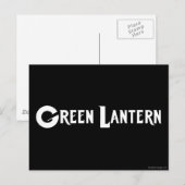 Green Lantern Logo 10 Briefkaart (Voorkant / Achterkant)