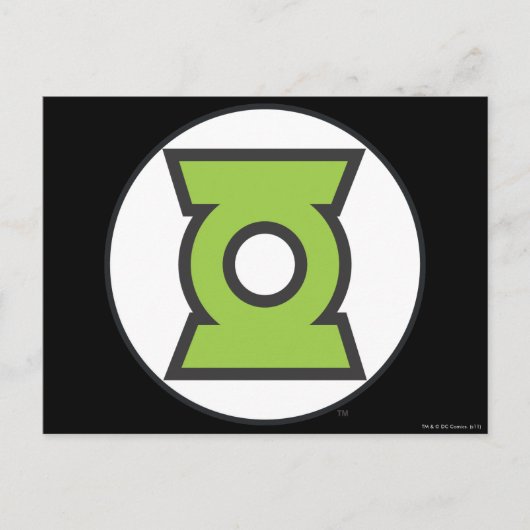 Green Lantern Logo 11 Briefkaart (Voorkant)