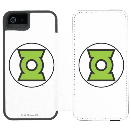 Green Lantern Logo 11 Incipio iPhone Portemonnee Hoesje (Agenda Open)