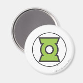 Green Lantern Logo 11 Magneet (Voorkant / Achterkant)