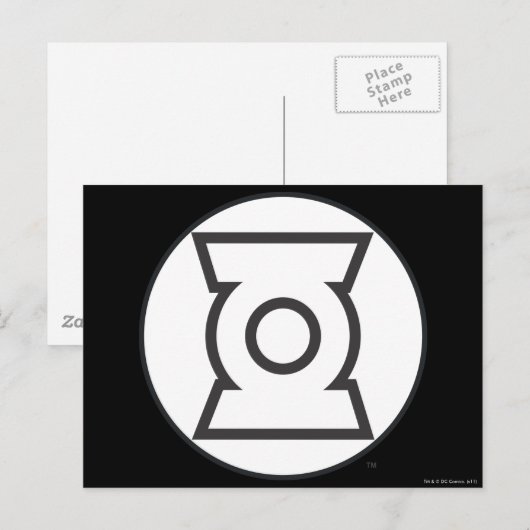 Green Lantern Logo 12 Briefkaart (Voorkant / Achterkant)