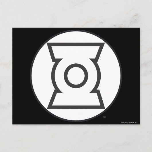 Green Lantern Logo 12 Briefkaart (Voorkant)
