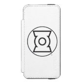 Green Lantern Logo 12 Incipio iPhone Portemonnee Hoesje (Voorkant Agenda)