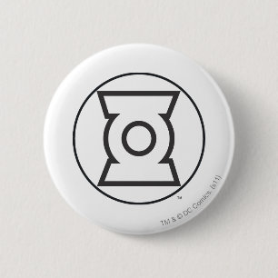 Green Lantern Logo 12 Ronde Button 5,7 Cm