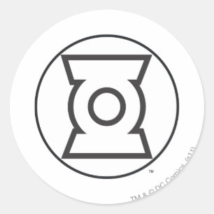 Green Lantern Logo 12 Ronde Sticker