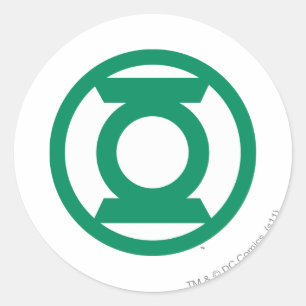 Green Lantern Logo 13 Ronde Sticker