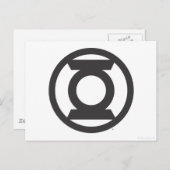 Green Lantern Logo 14 Briefkaart (Voorkant / Achterkant)