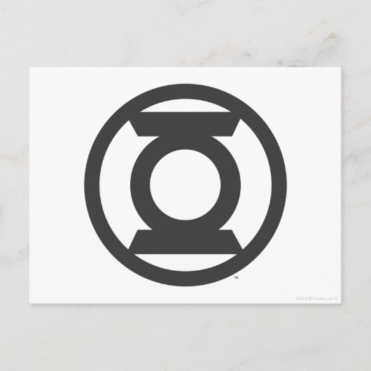 Green Lantern Logo 14 Briefkaart (Voorkant)