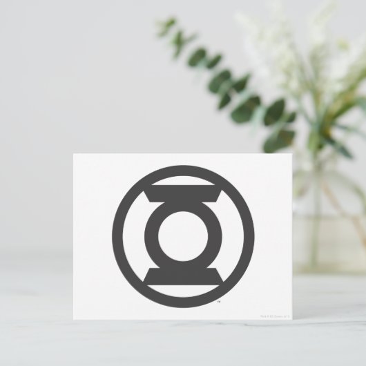 Green Lantern Logo 14 Briefkaart (Staand voorkant)
