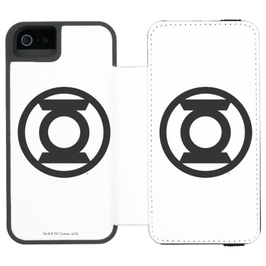 Green Lantern Logo 14 Incipio iPhone Portemonnee Hoesje (Agenda Open)