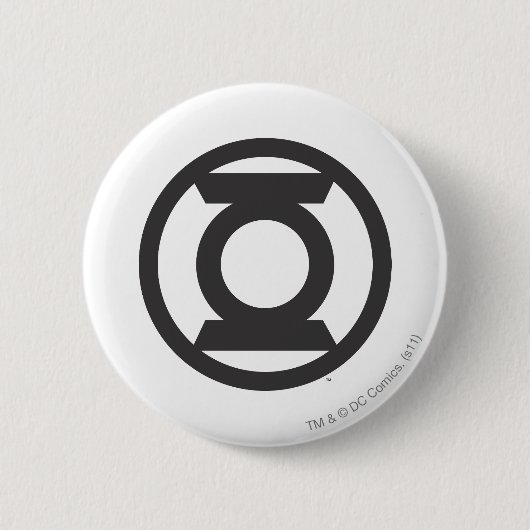 Green Lantern Logo 14 Ronde Button 5,7 Cm (Voorkant)