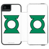 Green Lantern Logo 15 Incipio iPhone Portemonnee Hoesje (Agenda Open)