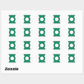 Green Lantern Logo 15 Ronde Sticker (Vel)