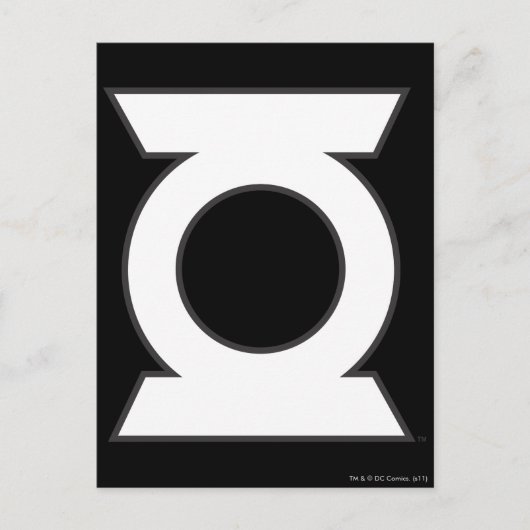Green Lantern Logo 16 Briefkaart (Voorkant)