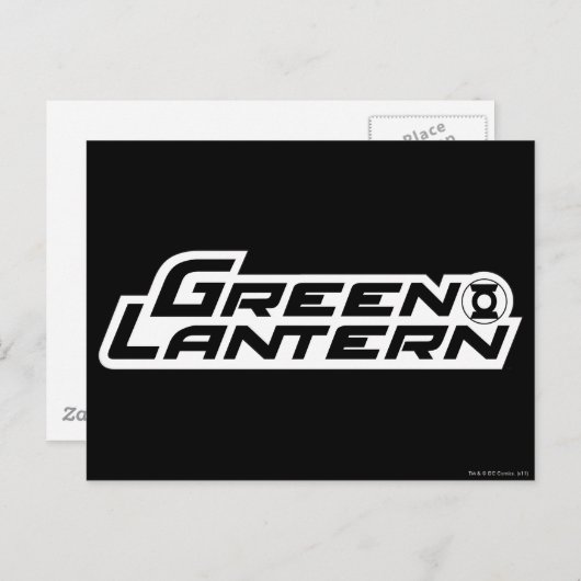 Green Lantern Logo 1 Briefkaart (Voorkant / Achterkant)