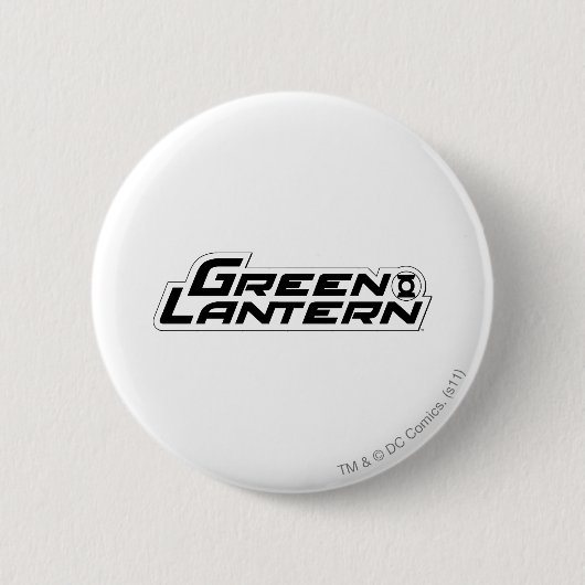 Green Lantern Logo 1 Ronde Button 5,7 Cm (Voorkant)