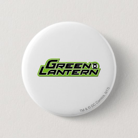 Green Lantern Logo 2 Ronde Button 5,7 Cm (Voorkant)
