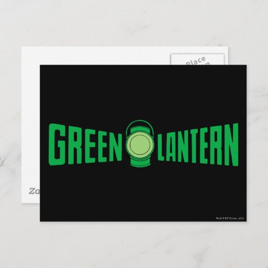Green Lantern Logo 5 Briefkaart (Voorkant / Achterkant)