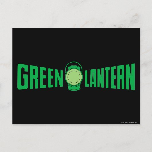 Green Lantern Logo 5 Briefkaart (Voorkant)