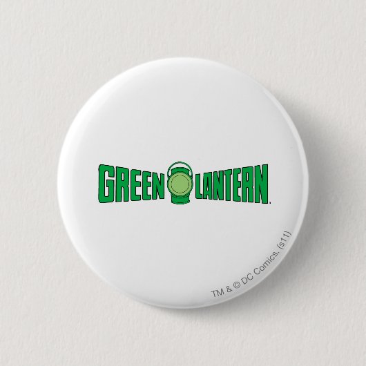 Green Lantern Logo 5 Ronde Button 5,7 Cm (Voorkant)
