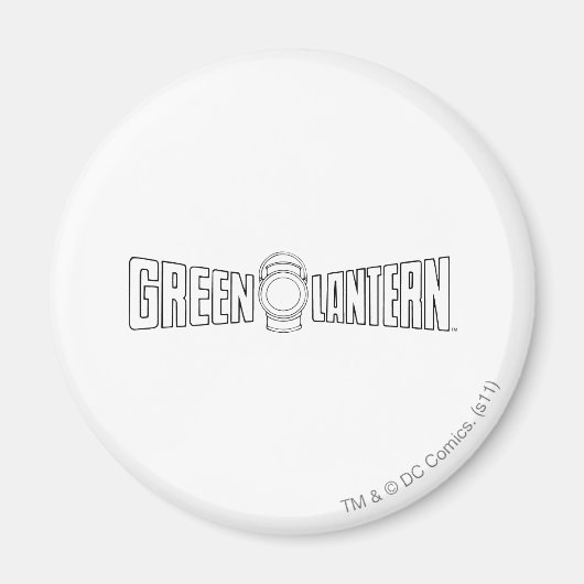 Green Lantern Logo 6 Magneet (Voorkant)