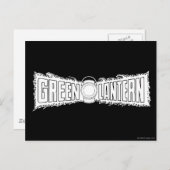 Green Lantern Logo 7 Briefkaart (Voorkant / Achterkant)