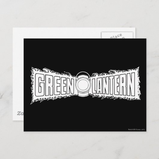 Green Lantern Logo 7 Briefkaart (Voorkant / Achterkant)