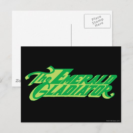 Green Lantern Logo 8 Briefkaart (Voorkant / Achterkant)