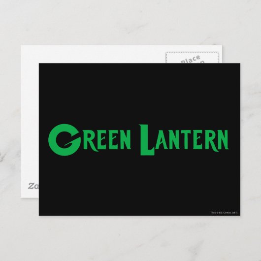 Green Lantern Logo 9 Briefkaart (Voorkant / Achterkant)