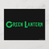 Green Lantern Logo 9 Briefkaart (Voorkant)