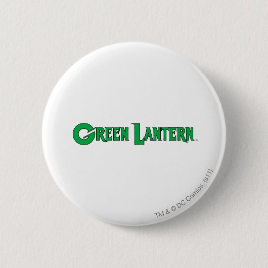 Green Lantern Logo 9 Ronde Button 5,7 Cm (Voorkant)