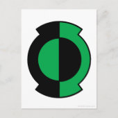 Green Lantern Logo Flipped Briefkaart (Voorkant)