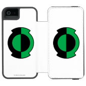 Green Lantern Logo Flipped Incipio iPhone Portemonnee Hoesje (Agenda Open)