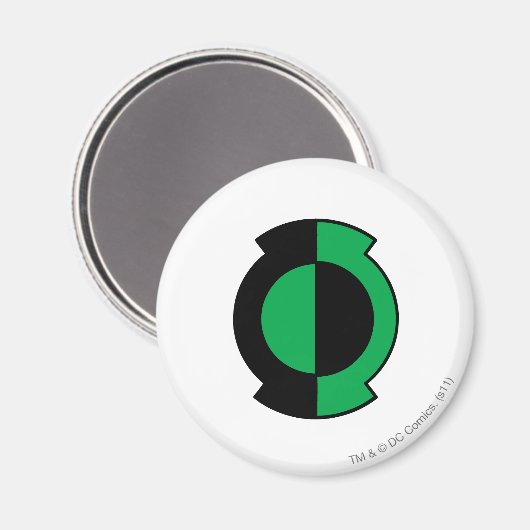 Green Lantern Logo Flipped Magneet (Voorkant / Achterkant)