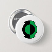 Green Lantern Logo Flipped Ronde Button 5,7 Cm (Voorkant /achterkant)