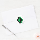 Green Lantern Logo Flipped Ronde Sticker (Envelop)