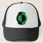 Green Lantern Logo Flipped Trucker Pet (Voorkant)