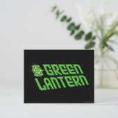 Green Lantern Logo gekanteld Briefkaart (Staand voorkant)
