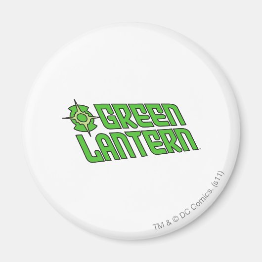 Green Lantern Logo gekanteld Magneet (Voorkant)
