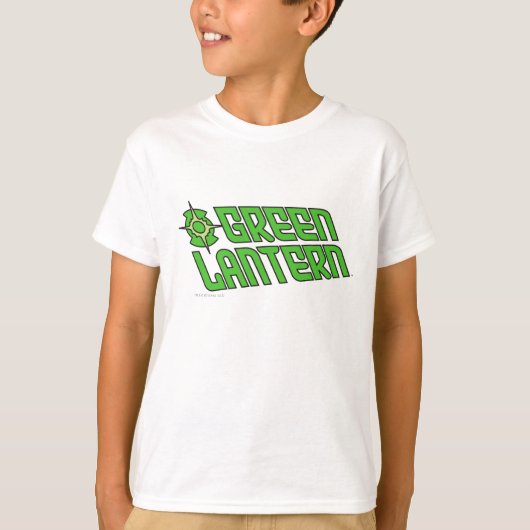 Green Lantern Logo gekanteld T-shirt (Voorkant)