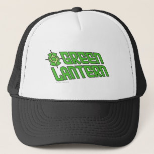 Green Lantern Logo gekanteld Trucker Pet