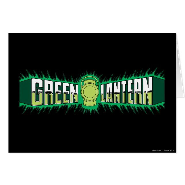 Green Lantern Logo - Groene lammeren (Voorkant Horizontaal)