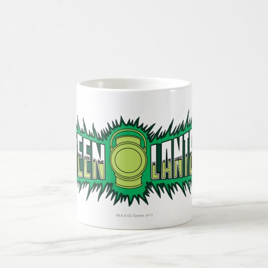 Green Lantern Logo - Groene lammeren Koffiemok (Center)