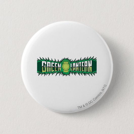 Green Lantern Logo - Groene lammeren Ronde Button 5,7 Cm (Voorkant)
