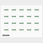 Green Lantern Logo - Groene lammeren Ronde Sticker (Vel)