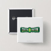 Green Lantern Logo - Groene lammeren Vierkante Button 5,1 Cm (Voorkant /achterkant)