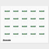 Green Lantern Logo - Groene lammeren Vierkante Sticker (Vel)
